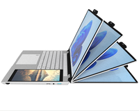 Ordinateur portable Intel N100 15,6 pouces avec écran tactile 7 pouces, 8 Go de RAM, 128 Go SSD, IPS 180P, Windows 10/11, portable, personnalisable sur demande