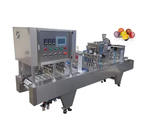 chilli rice meat cup filling and sealing machine Drinking Cup Water Filling Sealing Machine