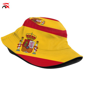 Sombrero de Bandera de España para Fanáticos del Fútbol, Impresión Digital en Poliéster, Sombrero de Pescador con Bandera de España para Animar en el Partido de Fútbol de 2026 - Product Image 2