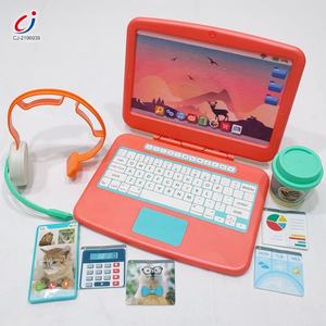 Chengji enfants <span class=keywords><strong>jeux</strong></span> de rôle simulation en plastique ordinateur tissu applications jouets ensemble début éducatif ordinateur portable <span class=keywords><strong>pour</strong></span> enfants - Product Image 4