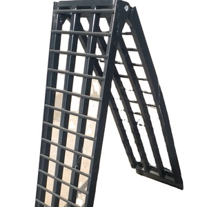 Hanak <span class=keywords><strong>บันได</strong></span>ปีนเขา<span class=keywords><strong>รถ</strong></span><span class=keywords><strong>มอ</strong></span>เตอร์ไซค์อลูมิเนียมแบบพกพา R36สีดำรับน้ำหนักได้ - Product Image 2