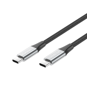 ESEEKGO ES-C200 USB-C ถึง USB-C 100W/6A 2M/6.6FT ไนลอนสายชาร์จข้อมูลแบบเร็วป้องกันการแตกหักสำหรับสมาร์ทวอทช์คอมพิวเตอร์หูฟัง - Product Image 1