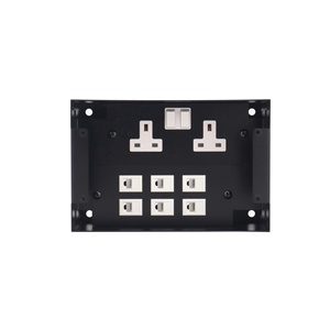 Waterproof Floor Box Outlet <b>Electrical</b> <b>Socket</b> Flush Mount Stainless steel <b>Covers</b> with Self Locking Mechanism for Raised Floor - Product Image 5