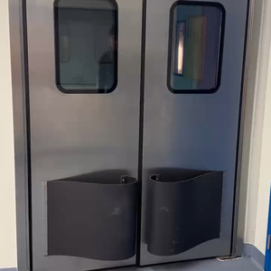 Porte battante robuste en acier inoxydable pour usage industriel, cuisine, entrepôt et commercial - Product Image 4