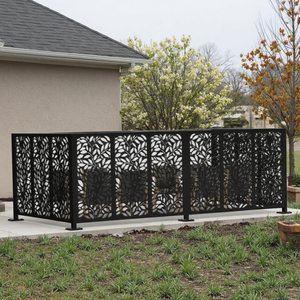 <span class=keywords><strong>Pantalla</strong></span> de metal cortada con láser <span class=keywords><strong>para</strong></span> jardín y patio trasero Paneles de valla de privacidad decorativos como enrejado y gabinetes - Product Image 5