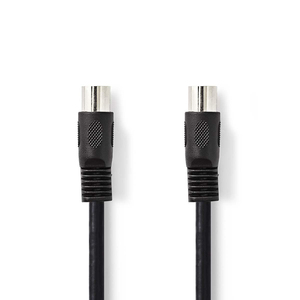 สายสัญญาณเสียง DIN 5 พิน ตัวผู้ ถึง DIN 5 พิน ตัวผู้ ยาว 3.0 ม. สีดำ - Product Image 1