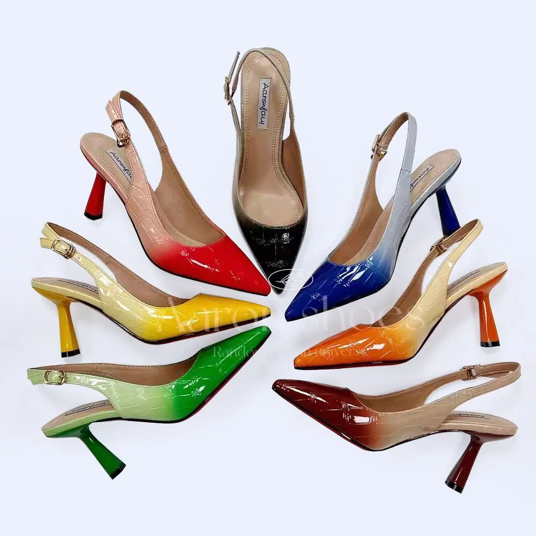 Low Price Fashion Low Heel Women Pointed Toe Pumps Elegant Dress Shoes For Ladies