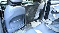 Barrière de voiture pour chien de taille moyenne, pliable et réglable, avec fenêtre zippée en tissu Oxford, anti-agression pour véhicules