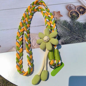 Mobile Phone <b>Lanyard</b> Crossbody Can Be Carried Long Wind Flower Hand Woven <b>Nylon</b> Sturdy Durable Outdoor Anti Loss Waterproof - Product Image 6