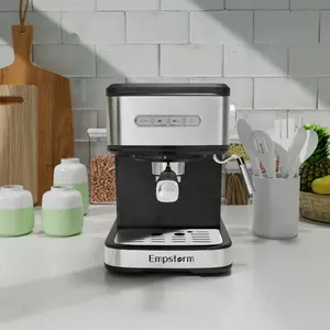 Ev için çok fonksiyonlu yarı otomatik kahve makinesi Espresso makinesi