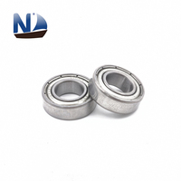 688ZZ Bantalan Bola Alur Dalam Ultra Tipis 8X16X5Mm P6 Presisi Z3/Z4 Perisai Logam Kebisingan Rendah Bantalan Motor Kecil