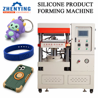 Machine de moulage automatique de coques de téléphone en silicone avec contrôle précis de la température pour la fabrication de bracelets et porte-clés en silicone souple 3D
