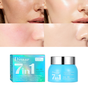 Crème hydratante pour le visage Disaar 100g 7 en <span class=keywords><strong>1</strong></span>, peptides, acide hyaluronique, hydratation intense, crème pour le visage pour la sécheresse et les rougeurs, distributeur - Product Image 5