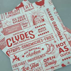 Papier sulfurisé 40g pour emballage de sandwichs, hamburgers, sushis, cadeaux, utilisation personnalisée, papier alimentaire de qualité alimentaire 7, imprimé sur mesure - Product Image 2