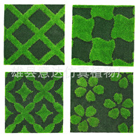 Tapis de gazon artificiel gaufré 3D à motif persistant pour décoration intérieure et extérieure, idéal pour le Nouvel An chinois, les jardins et les écoles maternelles