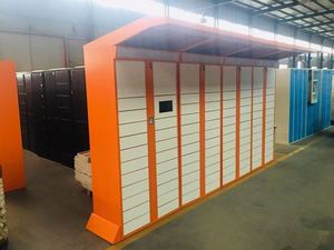 Nuevo Armario de Almacenamiento Metálico Inteligente y Moderno 2025, Gabinete de Entrega de Paquetes con Pantalla Táctil para Supermercados, Escuelas y Oficinas - Product Image 3