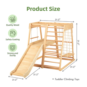 Rack d'escalade pour enfants en <span class=keywords><strong>bois</strong></span> massif intérieur ménage <span class=keywords><strong>petit</strong></span> paradis familial combinaison <span class=keywords><strong>de</strong></span> toboggan d'escalade pour bébé <span class=keywords><strong>château</strong></span> coquin - Product Image 2