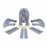 Servicio de Impresión 3D de Alta Precisión Personalizado OEM para Piezas Metálicas de Acero Inoxidable y Aluminio, Prototipado Rápido, Modelo de Resina Transparente ABS
