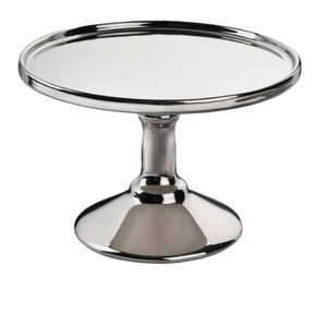 Pedestal de metal de aluminio Pasteles Cupcakes Cake Display Postre Stand Custom Royal Style Glazed Design Metal Cake Stand - Product Image 1
