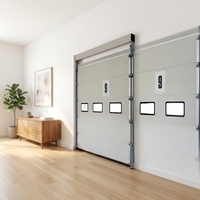 Porte à enroulement industrielle en acier galvanisé résistant au vent, sur mesure pour entrepôt, avec certificat CE