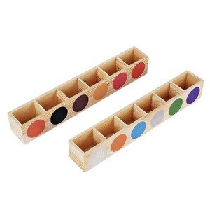 Wooden Storage Box For Crayons And Markers <b>Desktop</b> Organizer With <b>Shelf</b> Design For Children's Art Supplies - Product Image 2