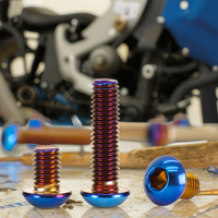 Vis à tête hexagonale métrique en acier inoxydable 304 pour modification de moto électrique, boulons en titane certifiés RoHS M4 M5 M6 M8