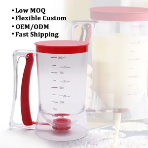 900ml Batter Dispenser DIY Muffin Cupcake Pancake Kitchen Measuring Baking  Tools