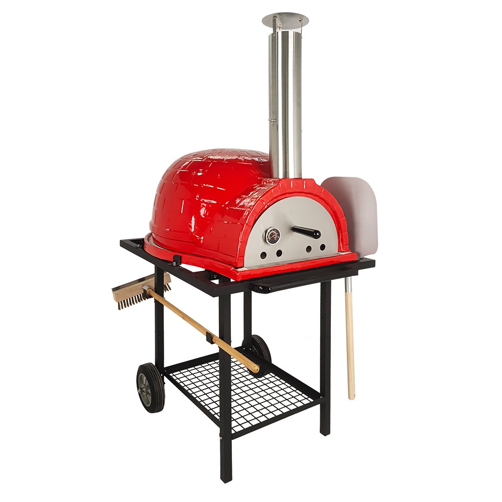 Chariot de four à pizza 26 pouces - Modèle multicolore en option