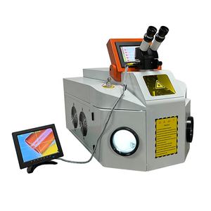 Nueva Venta de fábrica, máquina de soldadura láser YAG de oro y plata de 200W con refrigeración por agua y cavidad de cerámica para soldadura de joyería - Product Image 3