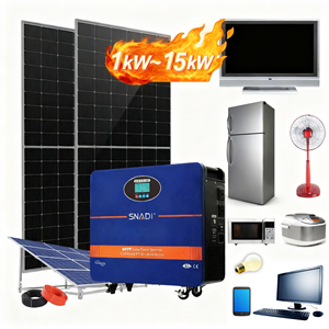 Generador Solar Portátil SNAT para Uso en Interiores y Exteriores, 10kw 15kw 48V, Banco de Energía Solar, Kit de Estación de Energía Solar - Product Image 2