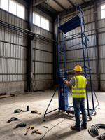Sistema de Andamios Eléctrico Automático Portátil de Alta Resistencia para Obras de Construcción Comerciales, de Alta Capacidad y Seguro