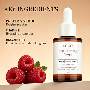 Aceite Bronceador Vegano Natural con SPF 30, Bronceado Rápido, Brillo Corporal Hidratante con Aceite de Coco y Vitamina E, No Pegajoso, Tamaño Viaje - Product Image 2