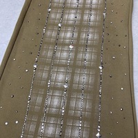 F356/FANMAJIALIE Pantalon décontracté confortable et tendance pour femme, motif dessin animé, coupe ample, orné de diamants, style streetwear chic