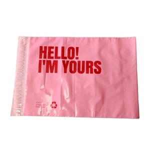 Bao Bì Nhựa Tùy Chỉnh Màu Hồng Bao Bì Gửi Thư Túi Bưu Phẩm - Product Image 1