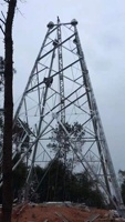 66kv-220kv Tour de ligne de transmission de puissance électrique d'angle en acier galvanisé