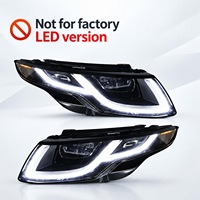 Kit de phares LED complets, projecteur bi-LED, 6 feux bas et 6 feux hauts, clignotants séquentiels pour Range Rover Evoque 2016-2018