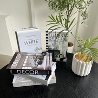 Décoration de la maison moderne de luxe ouvrable Simulation Table basse livres Villa hôtel salon Photo accessoires livre boîte de rangement