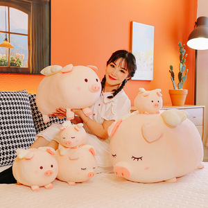 Yanxiannv phổ biến hơn mới dễ thương bé Lợn sang trọng búp bê lợn gối món quà sinh nhật bán buôn Thú nhồi bông lợn - Product Image 5