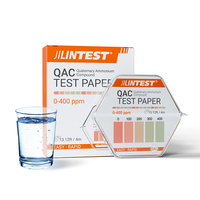 Papel de Prueba QAC JILINTEST, Tiras Reactivas para Compuestos de Amonio Cuaternario de 0-400 ppm, Detección Rápida y Precisa