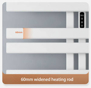 Chauffage thermostatique électrique Ménage Hôtel Salle de bain Porte-serviettes chauffant intelligent Porte-serviettes chauffant Sèche-serviettes - Product Image 4