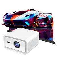 Projecteur vidéo portable Cubelite MINI 1080P WiFi avec télécommande, 1500 ANSI, Full HD, compatible 4K, LED, Android 12, Pico, autofocus