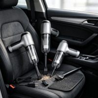 Aspirateur à main sans fil sans balais haute aspiration 2026, mini aspirateur humide et sec en ABS pour le nettoyage de la voiture et de la maison