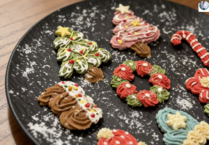 Biscoitos de Natal Artesanais Naturais para Animais de Estimação Sabor <span class=keywords><strong>Chocolate</strong></span> Petiscos para Cães Alimento de Recompensa para Treinamento - Product Image 4