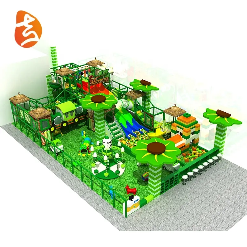 Экологичная пластиковая детская игровая площадка от производителя, игровая площадка джунглей, крытая игровая площадка, Поставщик Малайзии для детей