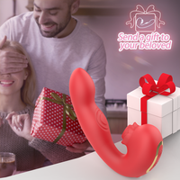 Vibromasseur à sucer clitoridien 3 en 1 Stimulateur de tétons Vibrateur point G Gode Sex Toys pour femmes Pistolet de massage Produits chinois