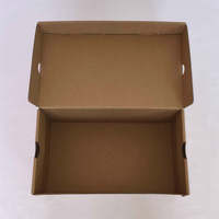 Boîtes de rangement en carton kraft sur mesure, boîte d'emballage cadeau, boîte à chaussures avec logo
