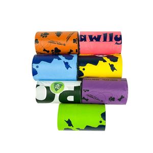 Custom Eco-Friendly <b>Compostable</b> Biodegradable Pet Waste Clean up Bag Plastic Dog Poop Pooper Pooch Potty Pouch - Product Image 6