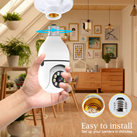 Caméra Ampoule 5G Double Bande Personnalisée en Usine ZYKD, Vision Nocturne HD, PTZ Sans Fil Intelligent, Base E27, Modèle de Surveillance ICSEE Q09