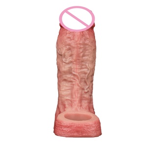 ORALSX Realistic Penis Sleeve Enlarge Wholesale New Penis Sleeve Enlargement Erotic Sex <b>Toy</b> Penis Sheath Customized <b>Men</b> - Product Image 4