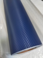 Pegatinas para el Interior del Automóvil de 28*152cm, Rollo de Fibra de Carbono 3D, PVC Polimérico de Alta Calidad, Autoadhesivo, Película Protectora que Cambia de Color